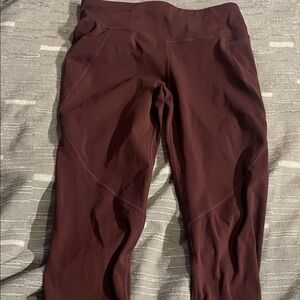 Sweaty Betty Power Burgundy Leggings